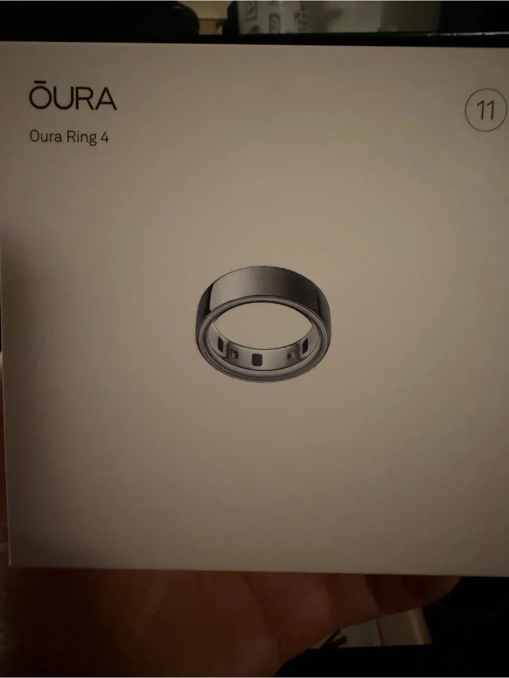 Oura Ring 4 Silver Smart Ring (Silver)